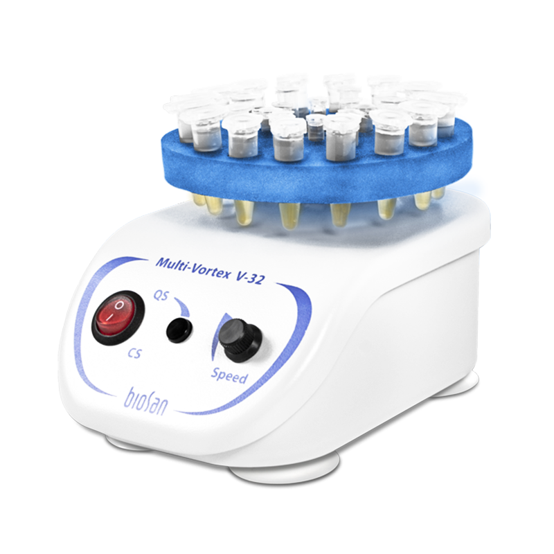 Biosan V-32 Multi-Vortex Çoklu Vorteks  500... 3000 rpm (Fiyata opsiyonel aksesuarlar dahil değildir.)