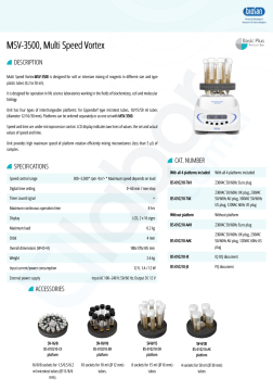 Biosan MSV-3500 Karıştırıcı Çoklu Vorteks  300... 350 rpm