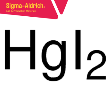 Sigma-Aldrich 10015 Mercury(II) iodide red puriss., red, ≥99% CAS No.: 7774-29-0 100 gr
