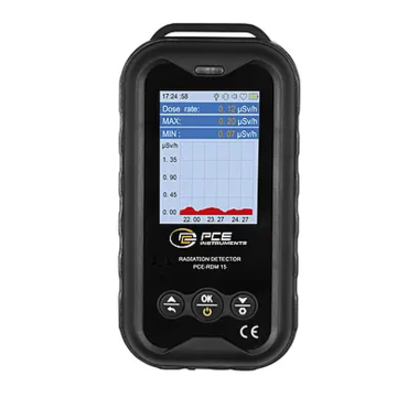 PCE RDM 15 Radyasyon Ölçer  (X-, γ- ve β-radyasyonu) 0,01 µSv/h... 50 mSv/h