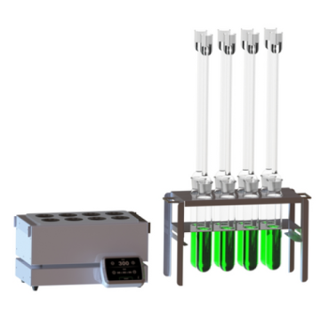 LT TRCOD Kimyasal Oksijen İhtiyacı Reaktörü +5 °C... +300 °C / 8 x 200 mL, ∅42 mm tüp