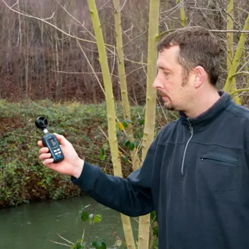 PCE MAM 2 Anemometre Rüzgar Hızı ve Sıcaklık Ölçer 0.4... 30 m/s / -20... 70 °C