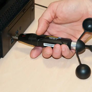 PCE ADL 11 Anemometre Rüzgar Hızı Ölçer 1.2… 30.0 m/sn