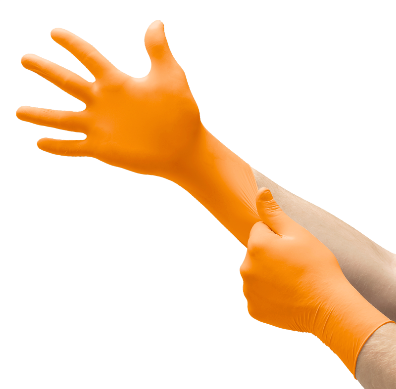 Ansell MICROFLEX® 93-856 Yüksek Görünürlüklü Nitril Laboratuvar Eldiveni XXL (10.5 - 11) 100 Adet/Kutu
