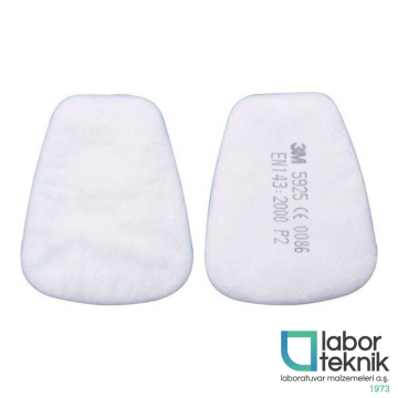 3M™ 5925 Partikül Filtresi (Bayonet Bağlantılı, P2 R Filtreli) - (1 çift)