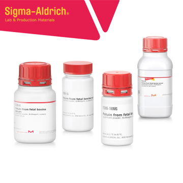 Sigma-Aldrich F3385 Fetuin from fetal bovine serum lyophilized powder, BioReagent, suitable for cell culture CAS No.: 9014-81-7 100 mg