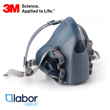 3M™ 7503 Yeniden Kullanılabilir Yarım Yüz Solunum Maskesi - (Büyük Boy - L)