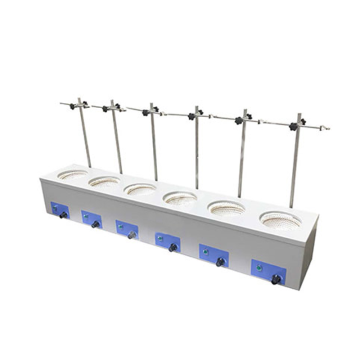 Weightlab WF-6BAK500 Analog 6 Gözlü Karıştırıcılı Çoklu Balon Isıtıcı 6 x 500 mL / 450 °C / 1400 rpm