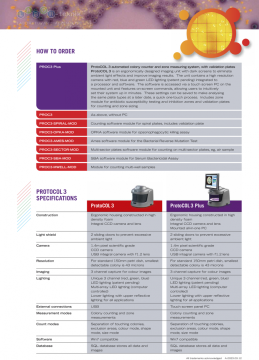 Synbıosıs Protocol 3 Bilgisayar Kontrollü Koloni Sayıcı