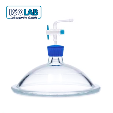 ISOLAB Desikatör Kapağı - Vakumlu - Çap 250 mm