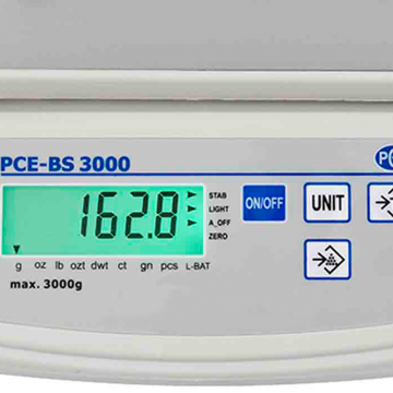 PCE BS 3000 Hassas Terazisi 0... 3000 gr / 0,1 gr