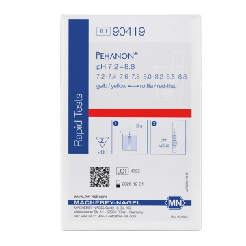 Macherey-Nagel 90419 PEHANON® pH Kağıdı 7.2-8.8 pH 200 Adet/Kutu