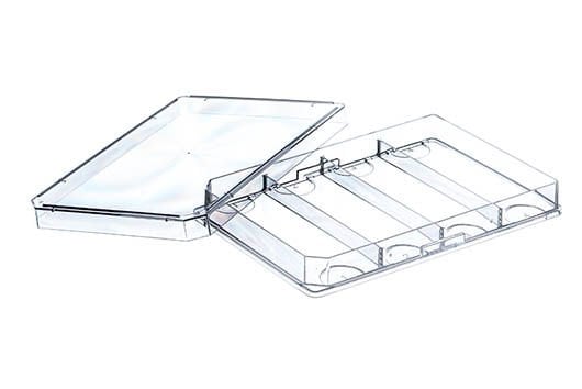 greiner BIO-ONE 96077307 FOURWELL PLATE, PS, 127,8/85,5 mm, LID, VENTS, STERILE 32 Adet/Paket