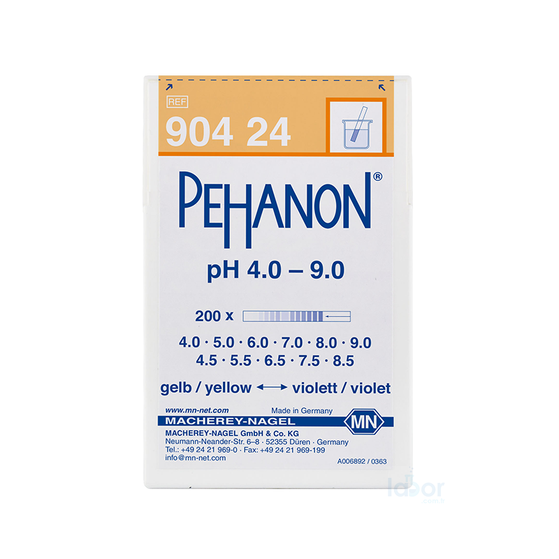 Macherey-Nagel 904 24 Pehanon®  pH Kağıdı 4.0-9.0 pH  200 Adet/Kutu
