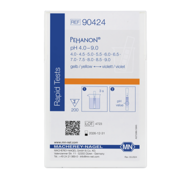 Macherey-Nagel 90424 PEHANON®  pH Kağıdı 4.0-9.0 pH  200 Adet/Kutu