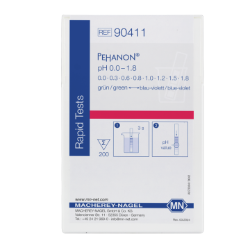 Macherey-Nagel 90411 PEHANON®  pH Kağıdı 0.0-1.8 pH  200 Adet/Kutu