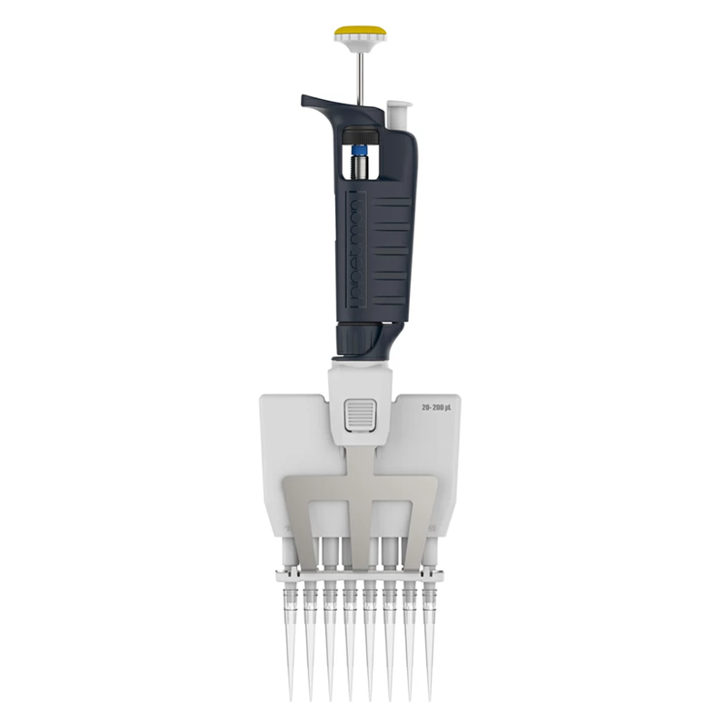 GILSON PIPETMAN G MULTICHANNEL P8X200G 20-200 µL 8 Kanallı Ayarlanabilir Otomatik Pipet