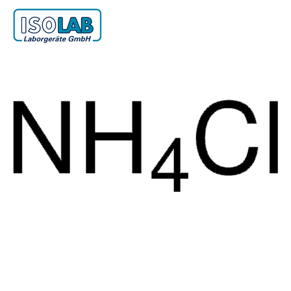 ISOLAB 903.036.1000 Ammonium Chloride for Analysis ACS, ISO, Reag. Ph Eu r  CAS No ,: 12125-02-9 1 kg