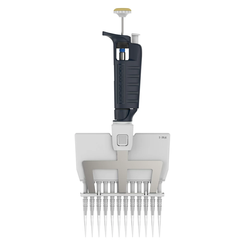 GILSON PIPETMAN G MULTICHANNEL P12X20G 2-20 µL 12 Kanallı Ayarlanabilir Otomatik Pipet