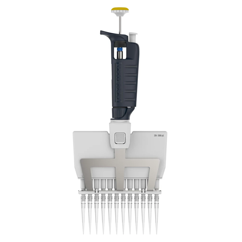 GILSON PIPETMAN G MULTICHANNEL P12X200G 20-200 µL 12 Kanallı Ayarlanabilir Otomatik Pipet