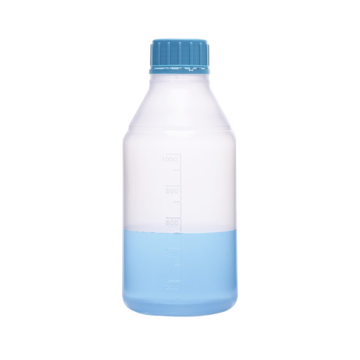 ISOLAB Polipropilen Şişe - ISO - Vida Kapaklı - Orta Boyun - P.P - Şeffaf - Non Steril - 250 ml / 1 Adet