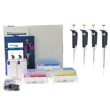 GILSON PIPETMAN G 4-Pipette Kit, P2G, P20G, P200G, P1000G, Ayarlanabilir Otomatik Pipet Seti