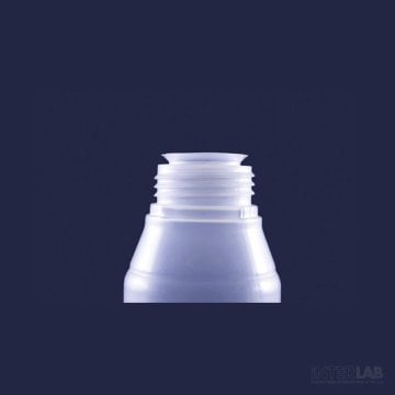 ISOLAB Polipropilen Şişe - ISO - Vida Kapaklı - Orta Boyun - P.P - Şeffaf - Steril - 100 ml / 100 Adet