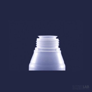 ISOLAB Polipropilen Şişe - ISO - Vida Kapaklı - Orta Boyun - P.P - Şeffaf - Steril - 100 ml / 100 Adet