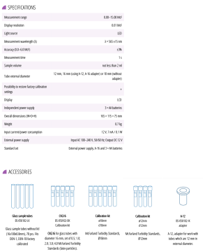 Biosan DEN-1 B Hücre Densitometresi 0.00... 15.00 McF