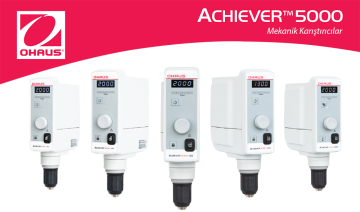 OHAUS  ACHIEVER™ 5000-40  Mekanik Karıştırıcı  30... 2.000 rpm / 25 L / 25.000 (mPa s)