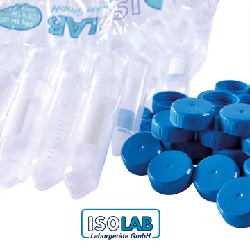 ISOLAB Tüp - Santrifüj - P.P - Vidalı Kapaklı - 50 ml - Steril - Aseptik 50 Adet / Poşet