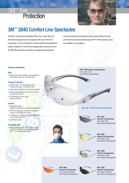 3M™ 2841 Modern Serisi Koruyucu Gözlük (Gri)