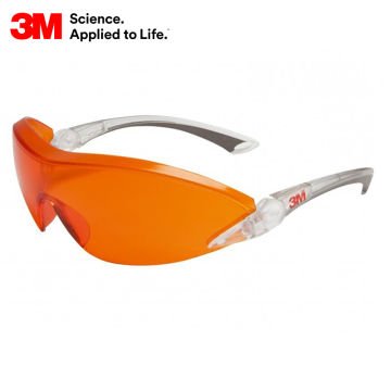 3M™ 2846 Modern Serisi Koruyucu Güvenlik Gözlüğü (Kırmızı/Turuncu)