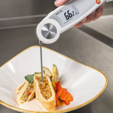 Testo 104 Saplama Tip Termometre HACCP Katlanabilir Su Geçirmez  -50… +250 °C