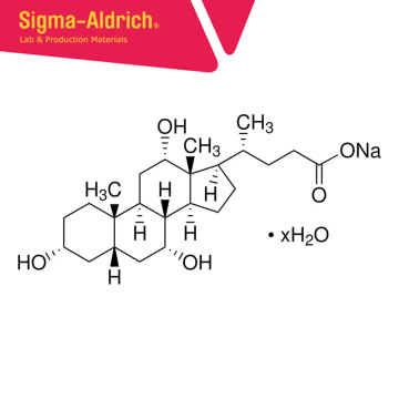 Sigma-Aldrich C2154 Sodium cholate hydrate from bovine and/or ovine bile, ≥99% CAS No.: 206986-87-0 5 kg