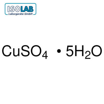 ISOLAB 911.022.1000 Copper (II) sulfate pentahydrate Extra Pure CAS No.: 7758-99-8 1 kg Plastik Şişe