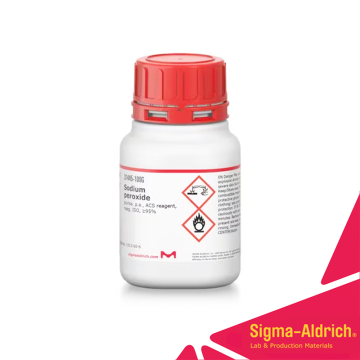 Sigma-Aldrich 31445 Sodium peroxide puriss. p.a., ACS reagent, reag. ISO, ≥95% CAS Number: 1313-60-6 100 gr