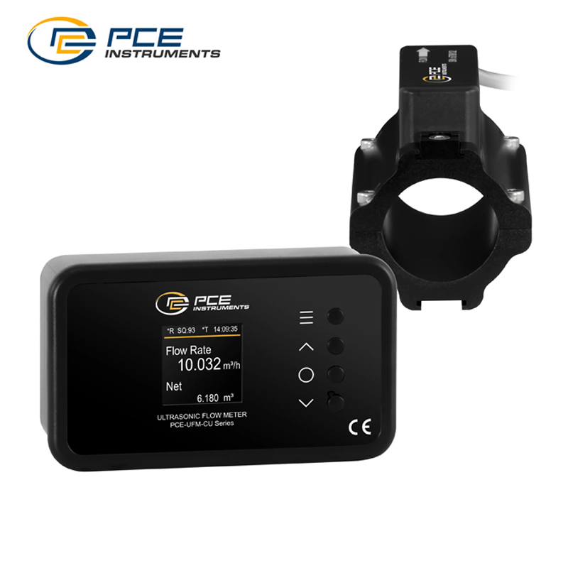 PCE UFM 32CU Bakır Boru Üzerine Sabit Kurulum Ultrasonik Debimetre Ölçüm Aralığı: 0,03... 5 m/s | Boru Boyutu: DN32 (28... 36 mm)
