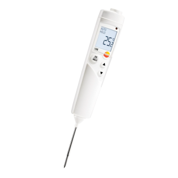 Testo 831 İnfrared Termometre ve 106 Saplama Tip Termometre HACCP Uyumlu  -30… +210 °C / -50 … +275 °C