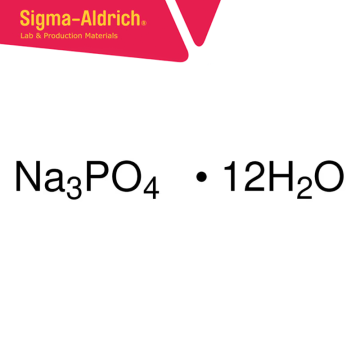 Sigma-Aldrich 04277 Sodium phosphate tribasic dodecahydrate ≥98% CAS No.: 10101-89-0 1 kg