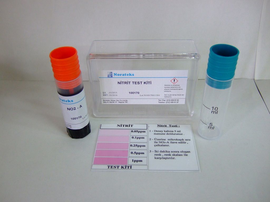 Norateks Nitrit Test Kiti  (0,05 – 0,1 – 0,25 – 0,5 – 1)