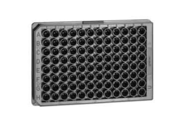 greiner BIO-ONE 650209 MICROPLATE, 96 WELL, PP, U-BOTTOM, BLACK, 100 Adet / Kutu