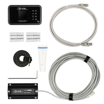 PCE UFM 20PVC PVC Boru Üzerine Sabit Kurulum Ultrasonik Debimetre Ölçüm Aralığı: 0,03... 5 m/s | Boru Boyutu: DN20 (21... 29 mm)