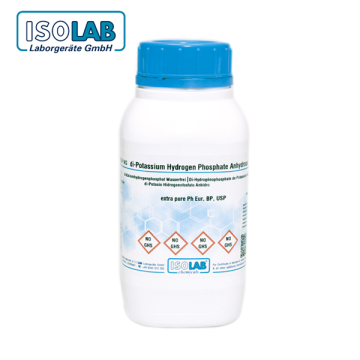 ISOLAB 960.123.1000 Di-Potassium Hydrogen Phosphate Anhydrous Extra Pure, Ph. Eur, BP, USP CAS No.: 7758-11-4 1 kg