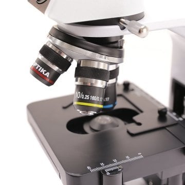 OPTIKA B-150P-BRPL Binoküler Polarize Mikroskop 400X Şarj Edilebilir Bataryalı