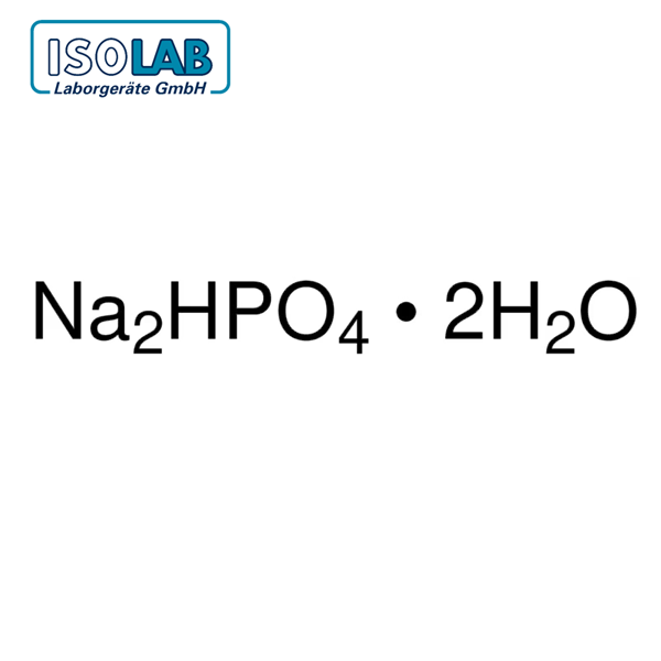 ISOLAB 969.183.1000 di-Sodium hydrogen phosphate hihydrate Ph. Eur, BP, USP CAS No.: 10028-24-7 1 kg