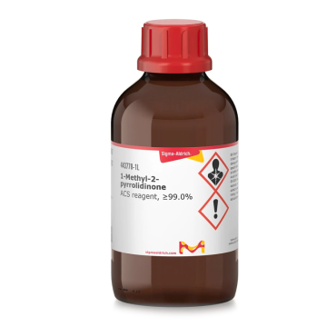 Sigma-Aldrich 443778 1-Methyl-2-pyrrolidinone ACS reagent, ≥99.0% 500 mL