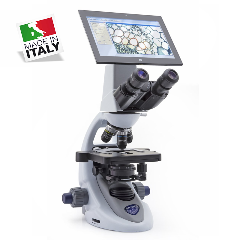 OPTIKA B-290TB Tablet PC'li Dijital Binoküler Mikroskop 1000X 10.1'' Tablet PC ve 3.1MP Kameralı Mikroskop