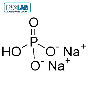 ISOLAB 969.086.1000 di-Sodium hydrogen phosphate dihydrate for analysis reagent grade, Reag. Ph. Eur CAS No.: 10028-24-7 1 kg