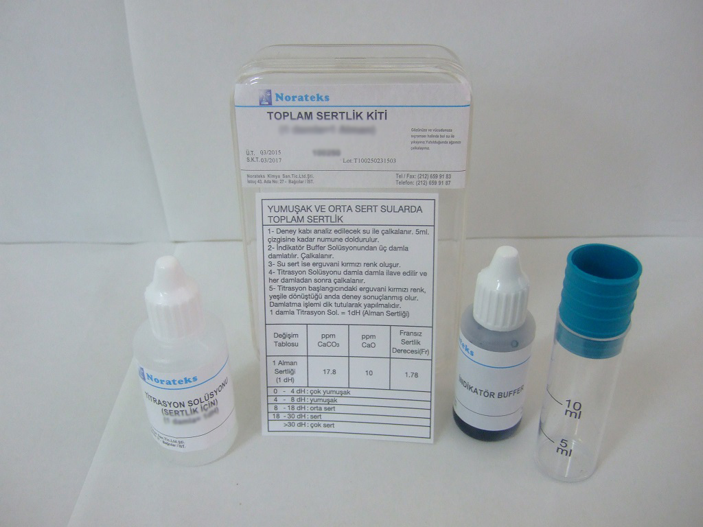 Norateks Toplam Sertlik Test Kiti (1Damla=1 Fransız)